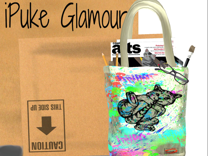 iPuke Glamour - CAT Art Tote