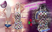 [UnderDogs] - Super Babe Apron - Cupcake - Mesh