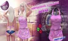 [UnderDogs] - Super Babe Apron - I Belong In The Kitchen - Mesh