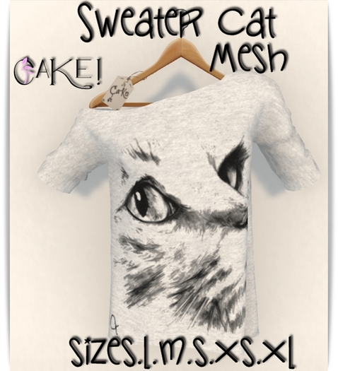 [[>CaKe!<]]Sweater cat-mesh