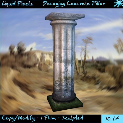 Decaying Concrete Pillar