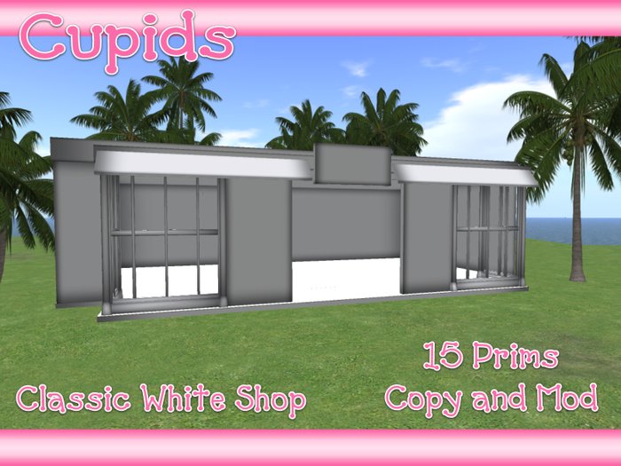 Classic White Shop 15 Prims