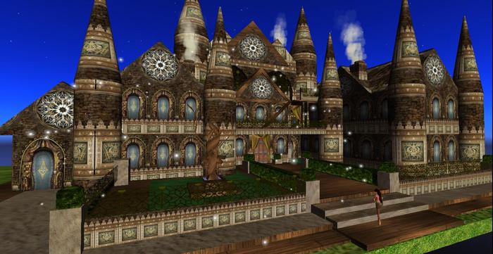 *RED* The Golden Castle-  Easy Rez Faux *BOXED*