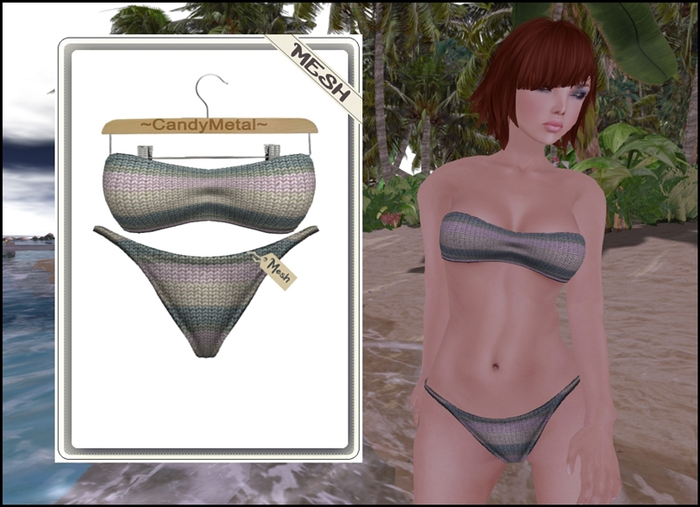 ~CandyMetal~ Mimi Mesh Bikini Crochet