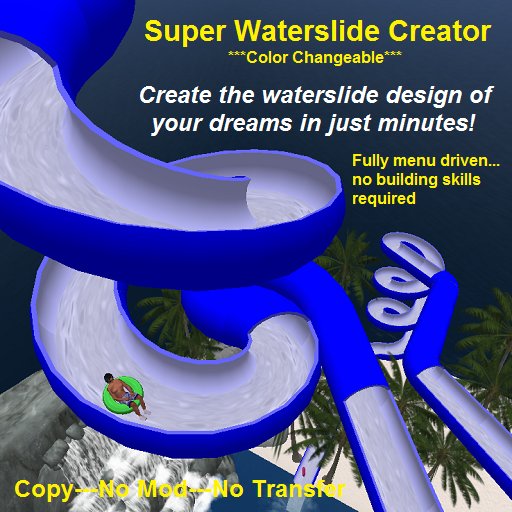 Super Waterslide Creator ***Color Changeable***