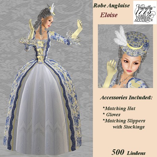 1773 Robe Anglaise 