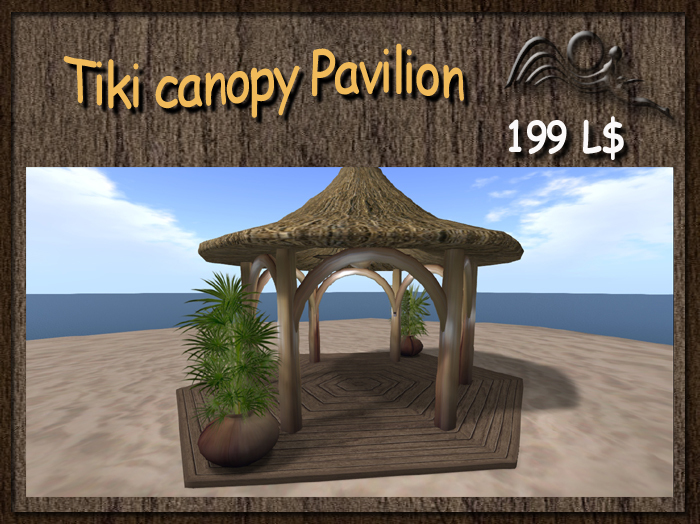 [Summer Feeling] - Tiki canopy Pavilion gazebo - Outdoor Furniture