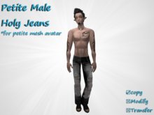 *Angel Rae's*Petite Male Holy Jeans
