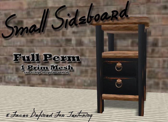 Small Sideboard - Mesh - Full Perm 