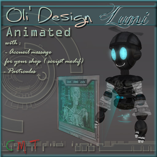 {Oli'Design} Lumi Bot v2 (animated and particules)