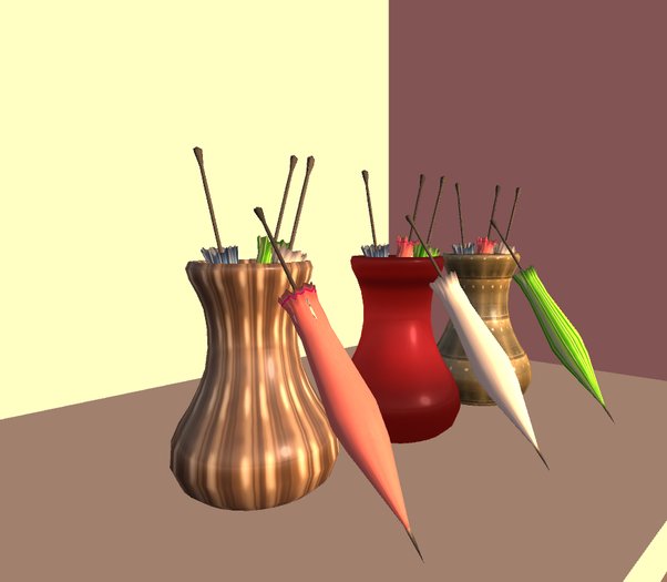 Umbrella stand - red