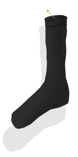 -Entente- Classic Sock - Black