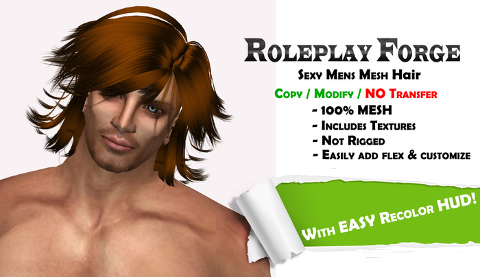 - Roleplay Forge - Sexy Hair (Copy/Mod/No Transfer)
