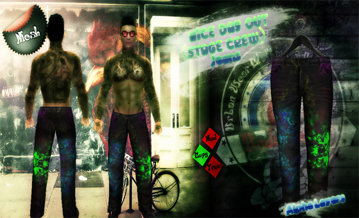 [UnderDogs] - Nice Day Out Jeans - Stage Crew - MESH