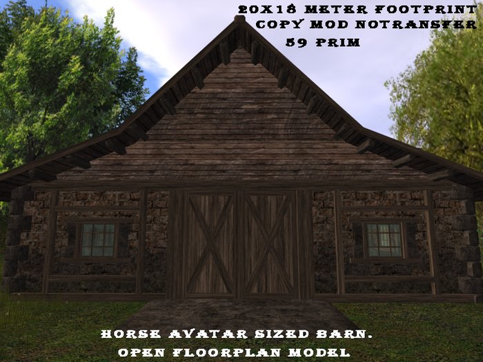 Old World Designs Horse Barn 