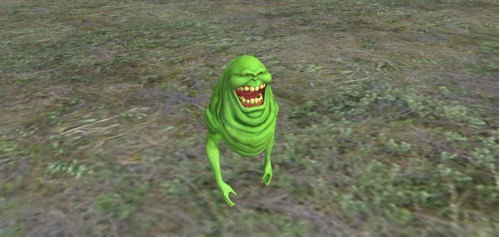 ARM - A Rigged Mesh - Mr Slimer!