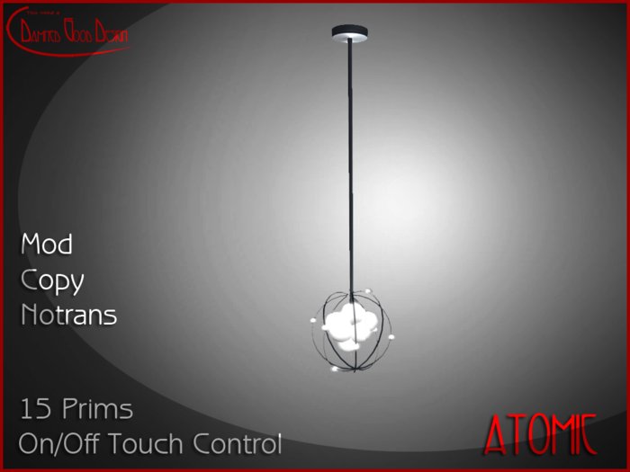 Damned Good Design: Atomic Pendant Lamp - nickel