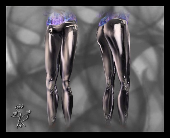 *TSR* Silver Hot Pants