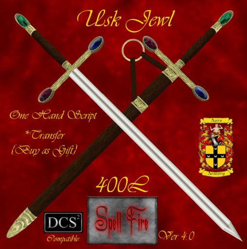 Usk Jewl Single Hand Sword