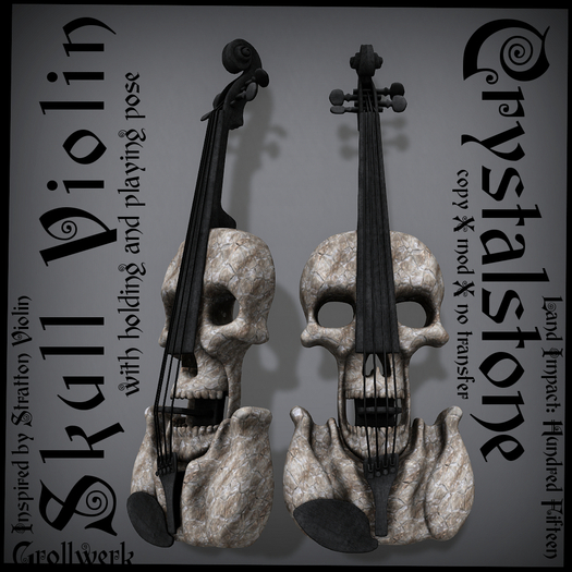[GW] Skull Violin Crystalstone