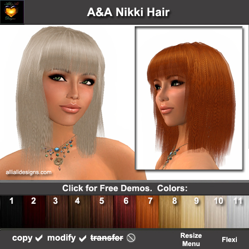 A&A Nikki Hair FREE DEMOs *