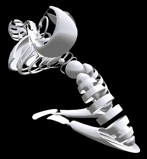 Self Portrait With White Sax by Nessuno Myoo 