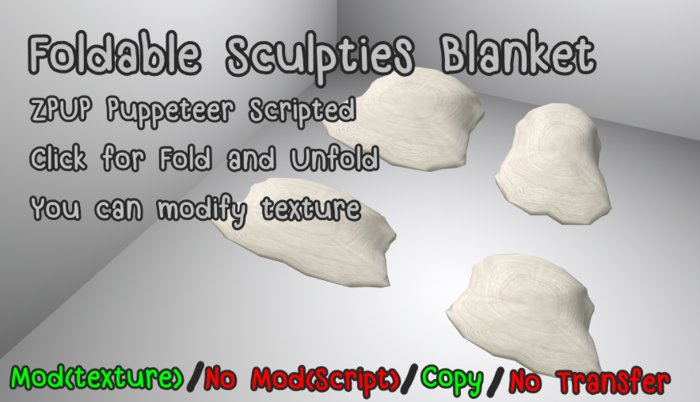Foldable Sculpties Blanket
