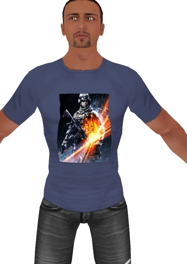 BF3 Blue Grey Unisex Tee