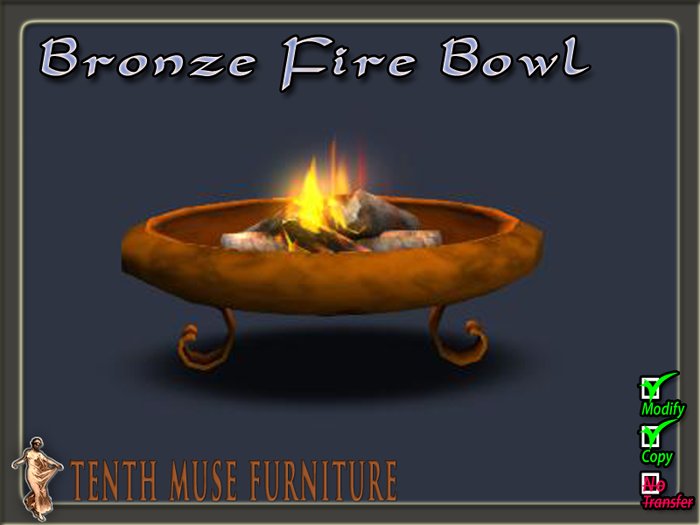 Bronze Fire Bowl