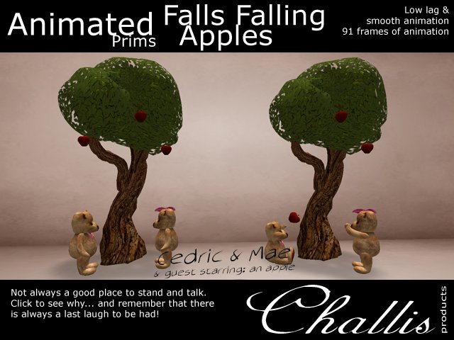 (Challis) Cedric & Mae - Falls Falling Apples (BOXED) (C)