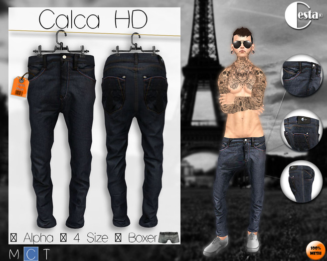 " Calca HD " Blue Dark