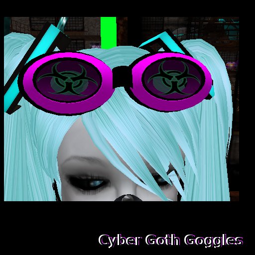 Cyber Goth Goggles-Lavender-box