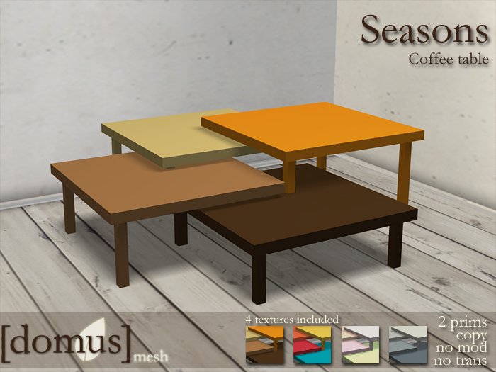 [domus] Coffee table "Seasons"