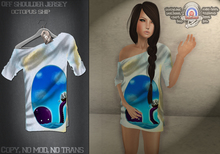[UnderDogs] - Jersey Mesh Top - Octopus Ship 