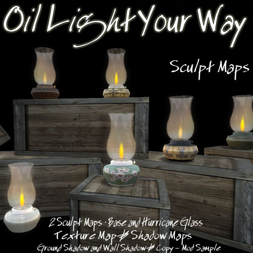 Oil Light Your Way Sculpt Maps