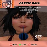 Catnip Ball w/catnip giver