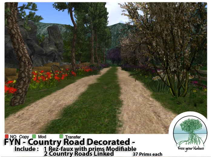 FYN - COUNTRY ROUND DECORATED -
