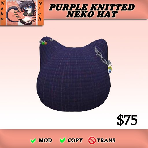 Purple Knit Hat