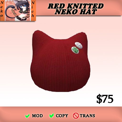 Red Corduroy Hat