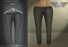 [UnderDogs] - Girls Lowrider Jean - Grey - MESH