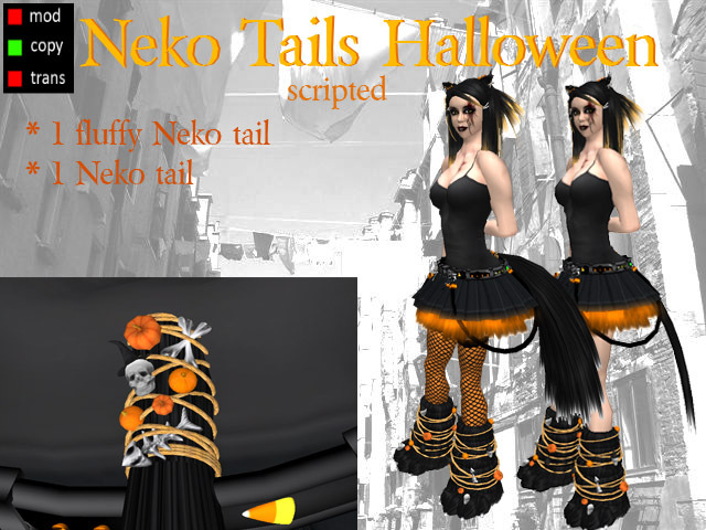 [MC] Neko Tails - Halloween brown
