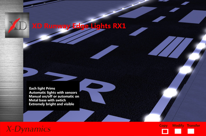 XD Runway lights RX V3.0