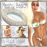 Meshy Beach Bikini Sets