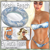 Meshy Beach Bikini Sets