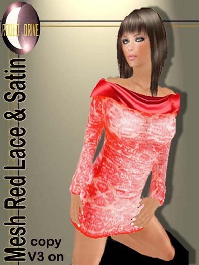 Valentine Lace Red dress