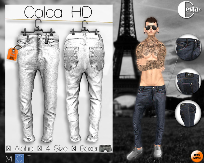 " Calca HD " White