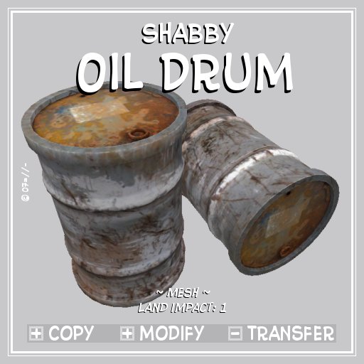 !:P:! * Shabby Oil Drum