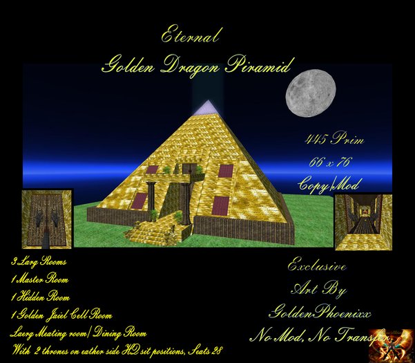 Eternal Golden Dragon Pyramid
