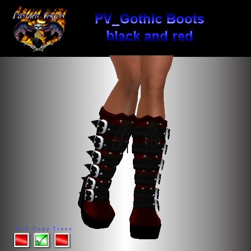 PV_GothicBoots Black and Red