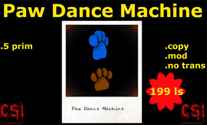 Paw Dance Machine (box)